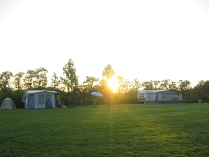 Boerencamping De Hooizolder in Eelde, Drenthe