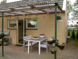 Nette sanitaire voorzieningen op minicamping Krakeel in Noorscheschut