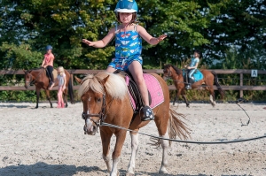 Paard en pony rijden op de camping