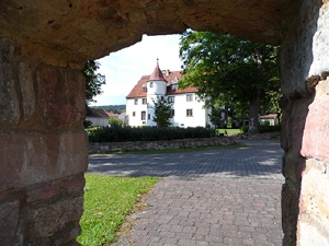 MInicamping Schloß Roßdorf in Thüringen, Duitsland