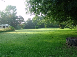 Ruim veld op boerderijcamping De Vergeethoek in Borssele