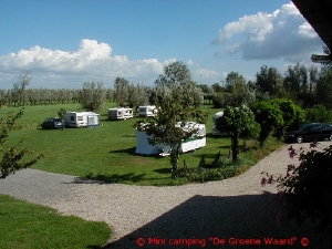 Boerderijcamping De Groene Waard in Noordeloos, mini camping in Zuid-Holland