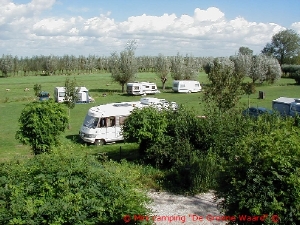 Mini camping De Groene Waard in Noordeloos, Zuid-Holland