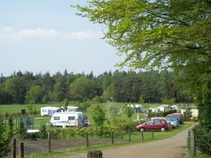 Veld van Minicamping De Prinsenhoeve in Vorden, de Achterhoek.