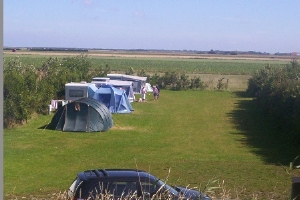 Boerderijcamping Rhoon op Texel, mini caming in Noord-Holland