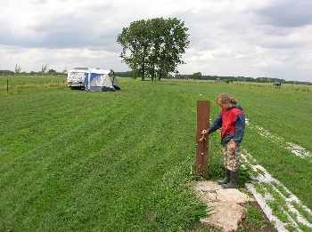 Boerencamping Slingeland in Giessenburg, Zuid-Holland